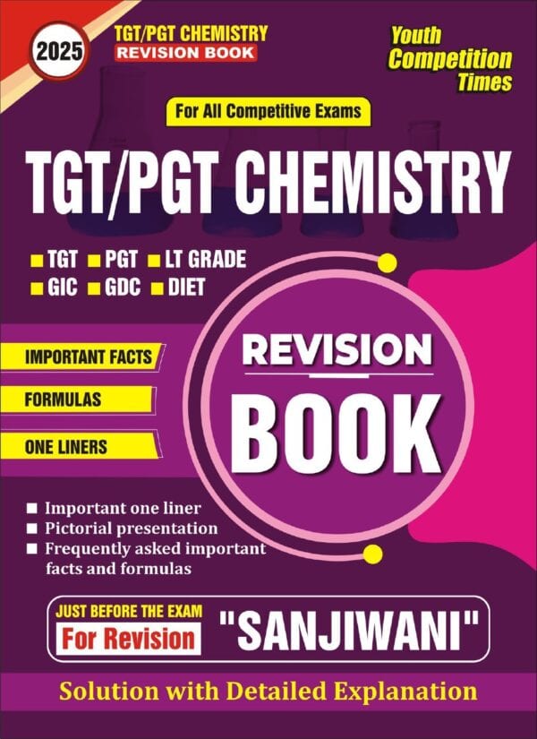 YCT 2025 TGT-PGT Chemistry Revision Book [English Medium]