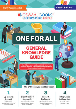 Oswaal One for all General Knowledge Guide [English Medium] - (2024 Edition)
