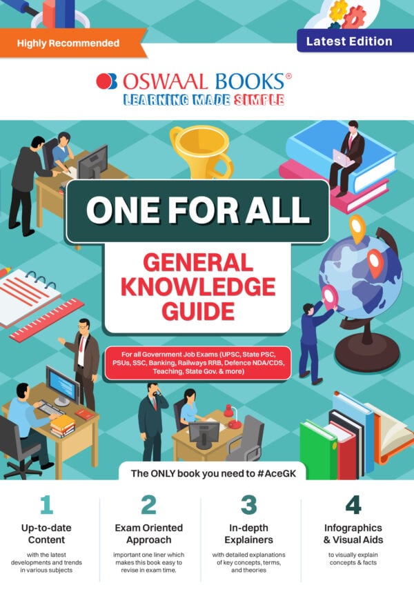 Oswaal One for all General Knowledge Guide [English Medium] - (2024 Edition)